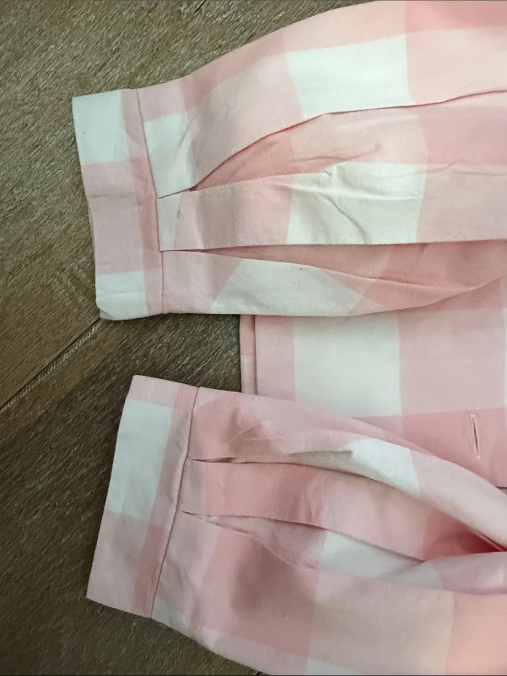 Janie and Jack Pink & White Gingham Button-Front Shirt